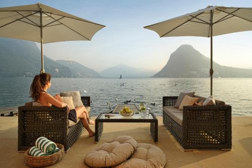 شاطئ, فندق غراند فيلا كاستانولا (Grand Hotel Villa Castagnola) in لوجانو شاطئ, فندق غراند فيلا كاستانولا (Grand Hotel Villa Castagnola) in لوجانو