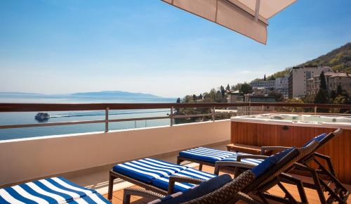 شرفة/ تراس, Remisens Hotel Admiral in Opatija شرفة/ تراس, Remisens Hotel Admiral in Opatija