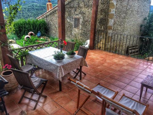 Balcony/terrace, El Jardin Secreto in Ores Balcony/terrace, El Jardin Secreto in Ores