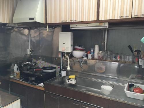 Kitchen, Guest House Minato in Miyako Kitchen, Guest House Minato in Miyako