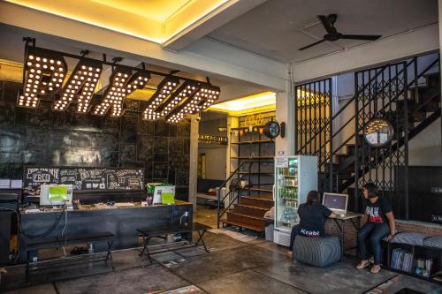 Lobby, Pak Up Hostel in Krabi Town Lobby, Pak Up Hostel in Krabi Town