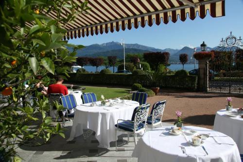 Balkon/terasa, Grand Hotel Des Iles Borromees in Stresa Balkon/terasa, Grand Hotel Des Iles Borromees in Stresa
