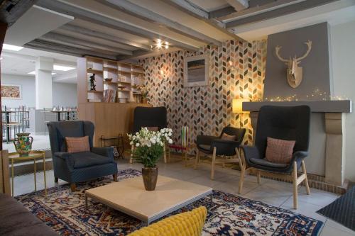 공용 라운지/TV 시청 구역, Logis Hôtel Chaptal, Amboise (Logis Hotel Chaptal, Amboise) in 앙부아즈 공용 라운지/TV 시청 구역, Logis Hôtel Chaptal, Amboise (Logis Hotel Chaptal, Amboise) in 앙부아즈