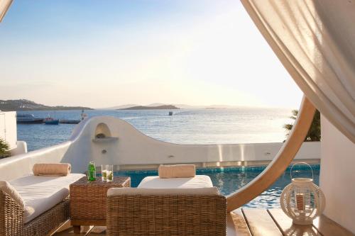 Balcony/terrace, Harmony Boutique Hotel in Mykonos Balcony/terrace, Harmony Boutique Hotel in Mykonos
