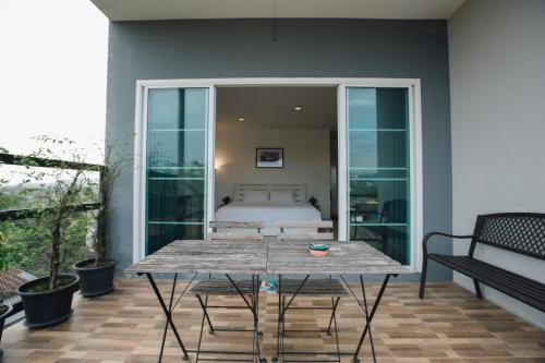 balkong/terrass, Sleeping Well Hostel Chiang Khong in Chiang Khong (Chiang Rai) balkong/terrass, Sleeping Well Hostel Chiang Khong in Chiang Khong (Chiang Rai)