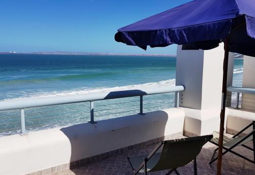 Balcony/terrace, On the Beach 1 in Langebaan Balcony/terrace, On the Beach 1 in Langebaan