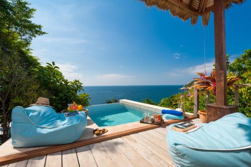 Balcony/terrace, The Fisherman's Villas in Sai Daeng Beach Balcony/terrace, The Fisherman's Villas in Sai Daeng Beach