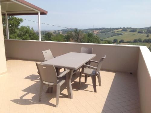 Balcony/terrace, Villetta le Rose in Tavullia Balcony/terrace, Villetta le Rose in Tavullia