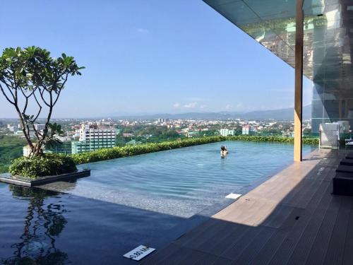 Swimming pool, The Astra Condo City Center Chiang Mai in Chang Khlan Swimming pool, The Astra Condo City Center Chiang Mai in Chang Khlan