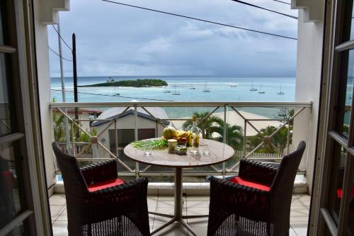 Балкон/тераса, Residence Turquoise Guadeloupe - Vue mer et lagon in Perinet Балкон/тераса, Residence Turquoise Guadeloupe - Vue mer et lagon in Perinet