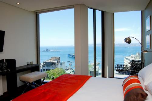 Utsikt, Hotel Boutique 17 in Valparaiso Utsikt, Hotel Boutique 17 in Valparaiso