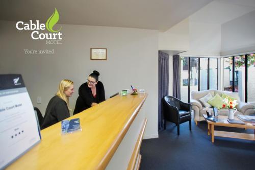 Lobby, Cable Court Motel in North Dunedin Lobby, Cable Court Motel in North Dunedin