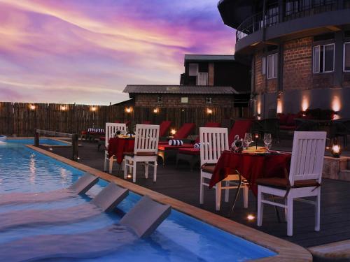 Swimming pool, Polo Cherrapunjee Resort in Cherrapunji Swimming pool, Polo Cherrapunjee Resort in Cherrapunji