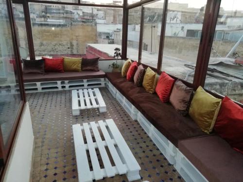 Balcony/terrace, Dar atlas in Fes Balcony/terrace, Dar atlas in Fes