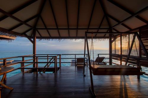Balcony/terrace, Filitheyo Island Resort in Faafu Atoll Balcony/terrace, Filitheyo Island Resort in Faafu Atoll
