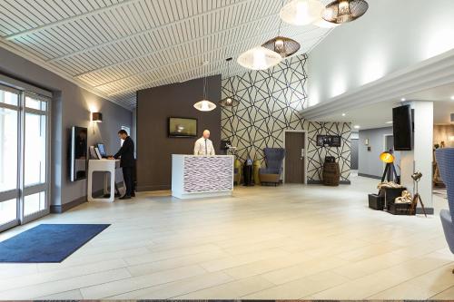 Lobby, Novotel Manchester West Hotel in Salford Lobby, Novotel Manchester West Hotel in Salford