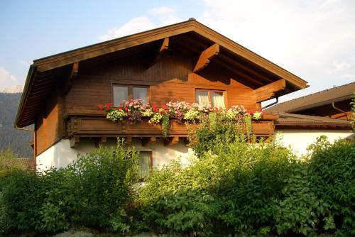 Erkély/terasz, Appartement Popelka in Saalfelden am Steinernen Meer Erkély/terasz, Appartement Popelka in Saalfelden am Steinernen Meer