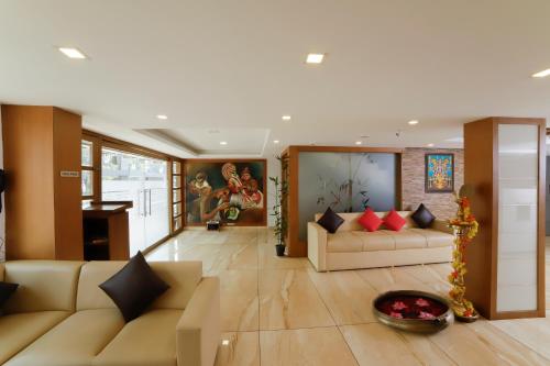 Lobby, Sreepathi Indraprastha Hotel and Serviced Apartments in Guruvayoor Lobby, Sreepathi Indraprastha Hotel and Serviced Apartments in Guruvayoor