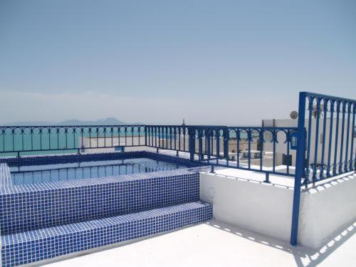 Erkély/terasz, Dar Fatma in Sidi Bou Said Erkély/terasz, Dar Fatma in Sidi Bou Said