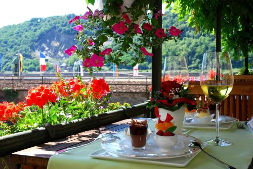 Balcony/terrace, Hotel ZUM TURM in Kaub Balcony/terrace, Hotel ZUM TURM in Kaub