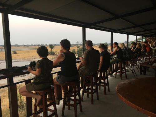 Balcony/terrace, Thobolo's Bush Lodge in Chobe Balcony/terrace, Thobolo's Bush Lodge in Chobe