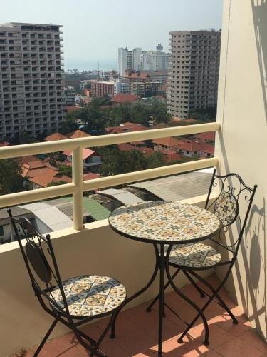 Balcony/terrace, View Talay 1 Jomtien in Thep Prasit Balcony/terrace, View Talay 1 Jomtien in Thep Prasit