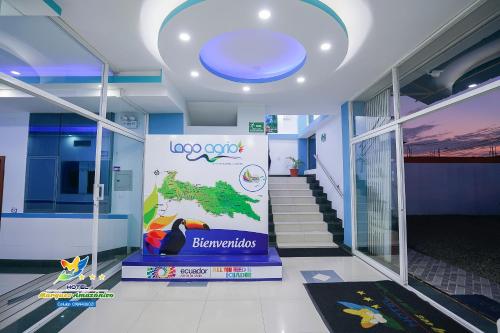 Előcsarnok, Hotel Marques Amazonico in Lago Agrio Előcsarnok, Hotel Marques Amazonico in Lago Agrio