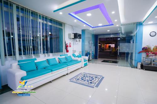 Előcsarnok, Hotel Marques Amazonico in Lago Agrio Előcsarnok, Hotel Marques Amazonico in Lago Agrio