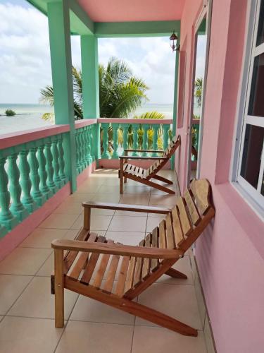 Erkély/terasz, Sunshine View Hotel and Restaurant in Corozal Erkély/terasz, Sunshine View Hotel and Restaurant in Corozal