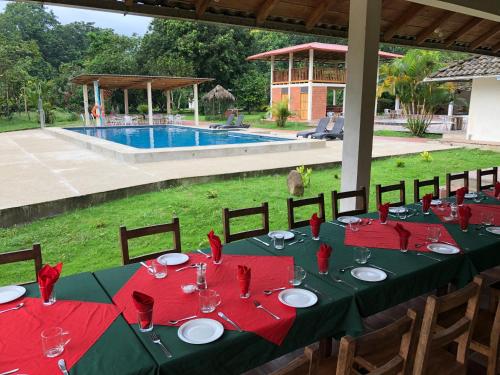 Étterem, Jungle Lodge El Jardin Aleman in Puerto Misahualli Étterem, Jungle Lodge El Jardin Aleman in Puerto Misahualli