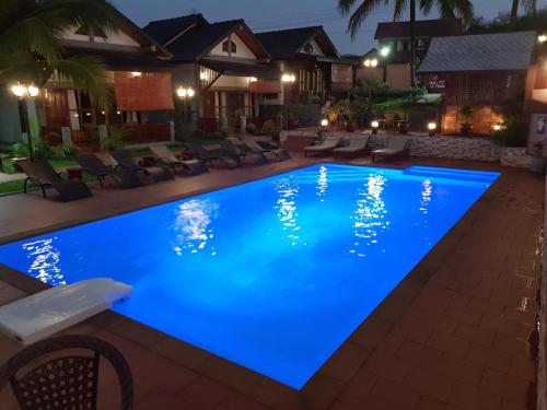 Swimming pool, Thongbay Guesthouse Luang Prabang in Nam Khan River Swimming pool, Thongbay Guesthouse Luang Prabang in Nam Khan River