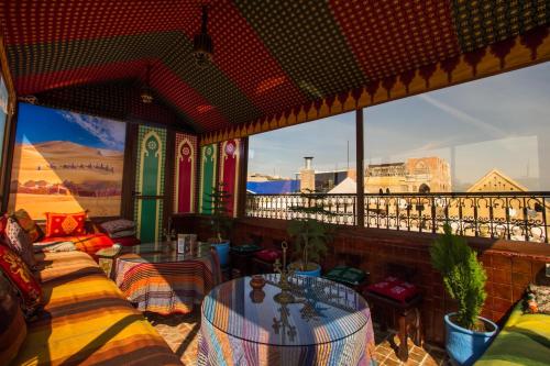 발코니/테라스, Riad Dar Mansoura in 페스 알 발리 발코니/테라스, Riad Dar Mansoura in 페스 알 발리