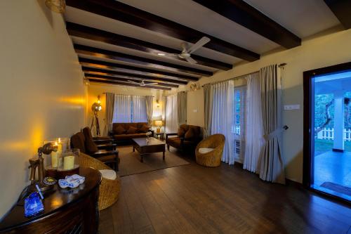 gedeelde lounge/tv-ruimte, Alencherry plantation homestay in Periyar gedeelde lounge/tv-ruimte, Alencherry plantation homestay in Periyar