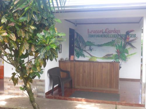 Entrance, Aracari Garden Hostel in Tortuguero Entrance, Aracari Garden Hostel in Tortuguero