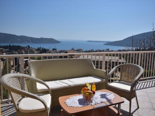 Balcony/terrace, Apartments Popadic with parking in Herceg Novi Old Town Balcony/terrace, Apartments Popadic with parking in Herceg Novi Old Town