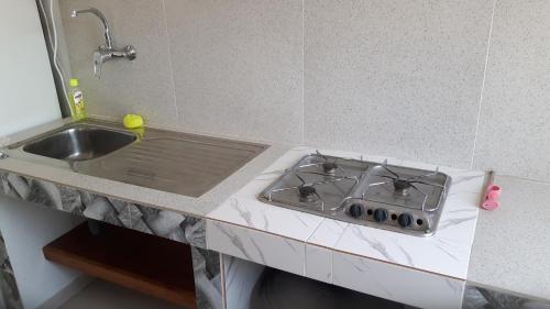 Køkken, Appartement familial spacieux avec climatisation in Ziguinchor Køkken, Appartement familial spacieux avec climatisation in Ziguinchor