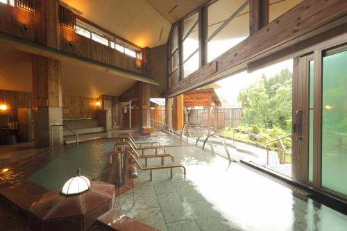 Hot spring bath, Hotel Futaba in Yuzawa Hot spring bath, Hotel Futaba in Yuzawa
