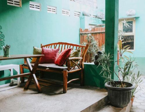 Balcony/terrace, Glory Homestay in Kota Gede Balcony/terrace, Glory Homestay in Kota Gede