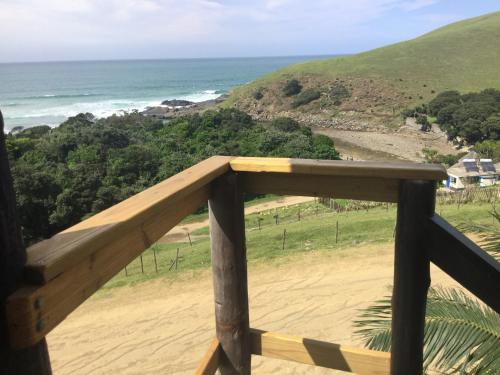 Balcony/terrace, CORAM DEO SaltyWaves double en-suite rooms with sea views in Coffee Bay Balcony/terrace, CORAM DEO SaltyWaves double en-suite rooms with sea views in Coffee Bay