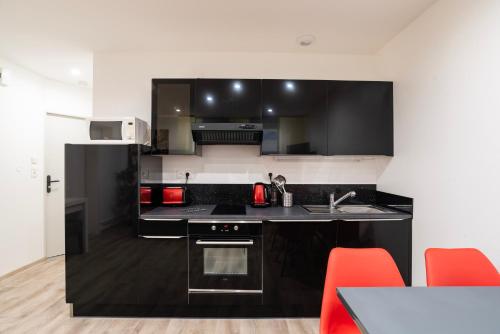 مطبخ, CityCosy Strasbourg - T2 Hirtz Orangerie in كوارتير دي لإسبلاندي مطبخ, CityCosy Strasbourg - T2 Hirtz Orangerie in كوارتير دي لإسبلاندي