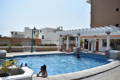 Zwembad, Hotel Baluarte in Veracruz Zwembad, Hotel Baluarte in Veracruz