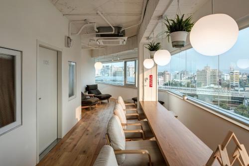 sala de TV, Norden Ruder Hostel Taichung in Taichung sala de TV, Norden Ruder Hostel Taichung in Taichung