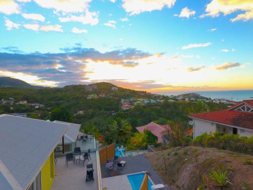 Kilátás, LES VILLAS GLACY in Les Trois Ilets Kilátás, LES VILLAS GLACY in Les Trois Ilets