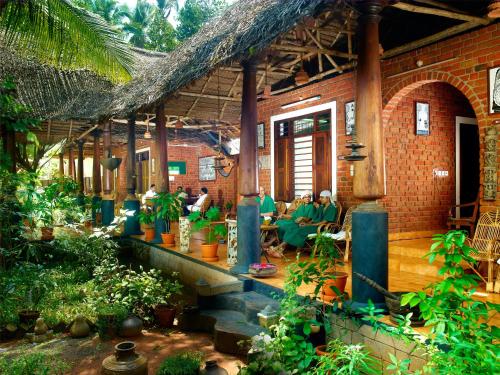 陽台/露台, 索瑪帝蘭阿育吠陀別墅 (Somatheeram Ayurveda Village) in 科瓦蘭 陽台/露台, 索瑪帝蘭阿育吠陀別墅 (Somatheeram Ayurveda Village) in 科瓦蘭