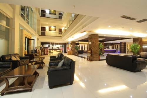 Lobby, Megaland Hotel Solo near Kampoeng Batik Laweyan Lobby, Megaland Hotel Solo near Kampoeng Batik Laweyan