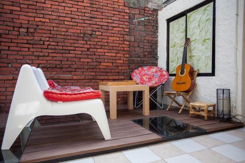 Balkon/terasa, May Rooms Taipei Nangang Station in okrožje Nangang Balkon/terasa, May Rooms Taipei Nangang Station in okrožje Nangang