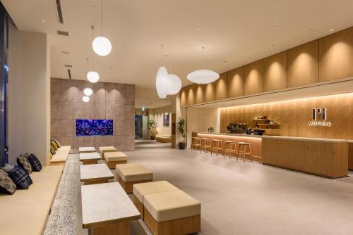 לובי, hotel MONday Premium TOYOSU in Odaiba לובי, hotel MONday Premium TOYOSU in Odaiba