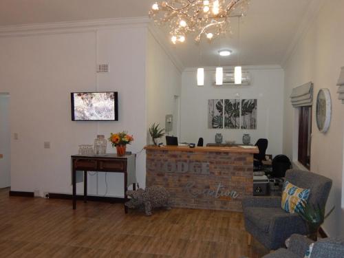 Lobby, Hippo Lodge in Saint Lucia Estuary Lobby, Hippo Lodge in Saint Lucia Estuary