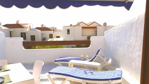Balcony/terrace, Charming apartment in Tenerife Balcony/terrace, Charming apartment in Tenerife