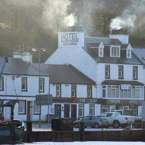 Exterior view, Islay Frigate Hotel in Tarbert Exterior view, Islay Frigate Hotel in Tarbert